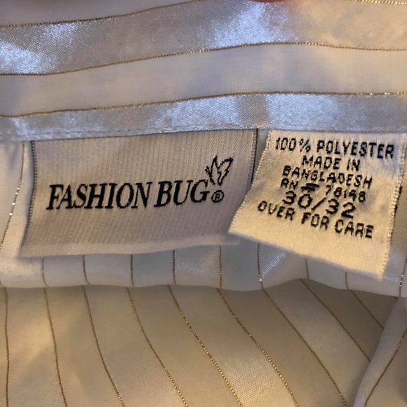 FASHION BUG gorgeous blouse with gold pinstripe - Picture 5 of 5